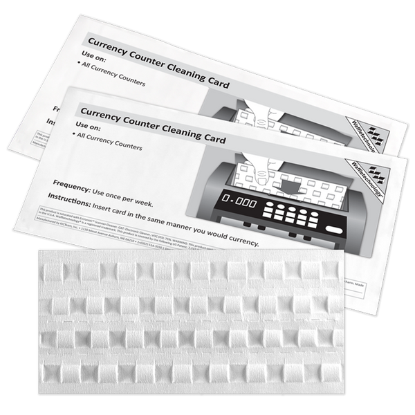 Currency Counter Cleaning Card Carnation Bill Money Counting Machines