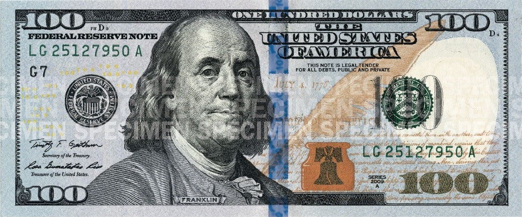 Security Features in US Currency - Bill Counters Detect Counterfeits