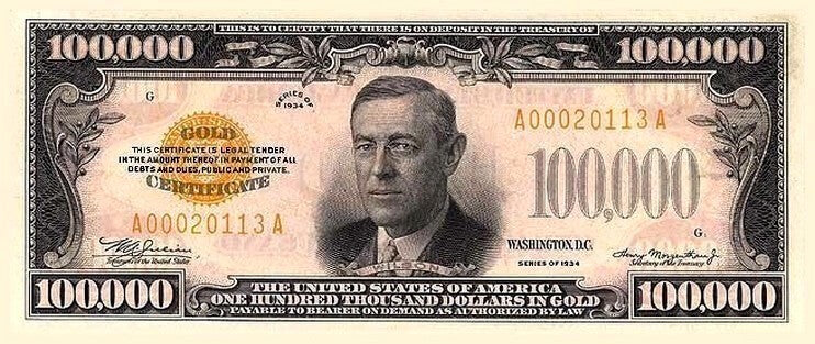US Dollar Bill Faces