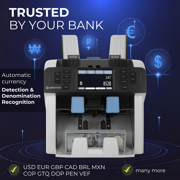 Fedpro CR1500 Mixed Bill Value Counter & Sorter 2 Year Warranty