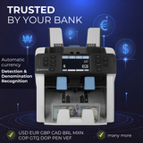 Fedpro CR1500 Mixed Bill Value Counter & Sorter 2 Year Warranty