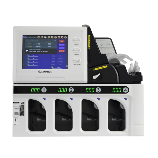 FedPro CR5000 5-Pocket High-Efficiency Banknote Fitness Sorter