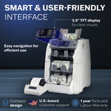 Fedpro CR2500 3 Pocket Mixed Denomination Currency Counter