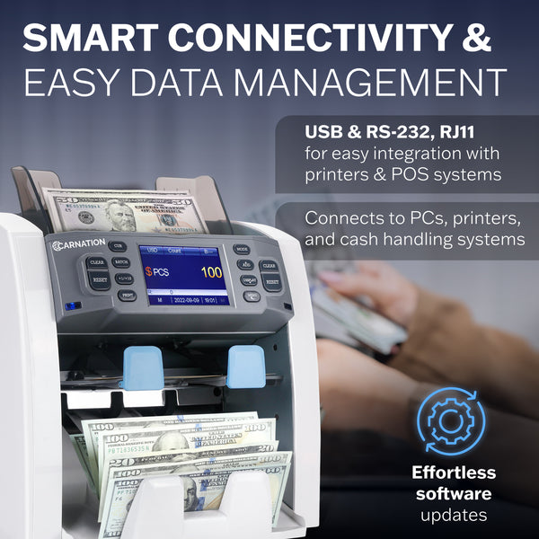 Fedpro CR1500 Mixed Bill Value Counter & Sorter 2 Year Warranty