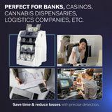 Fedpro CR2500 3 Pocket Mixed Denomination Currency Counter
