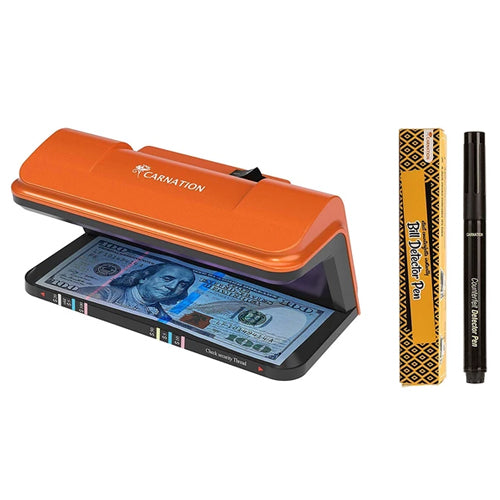 CRD12 Fake Banknote Checker with UV Counterfeit Bill Detection